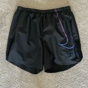 Small, black, Nike running shorts